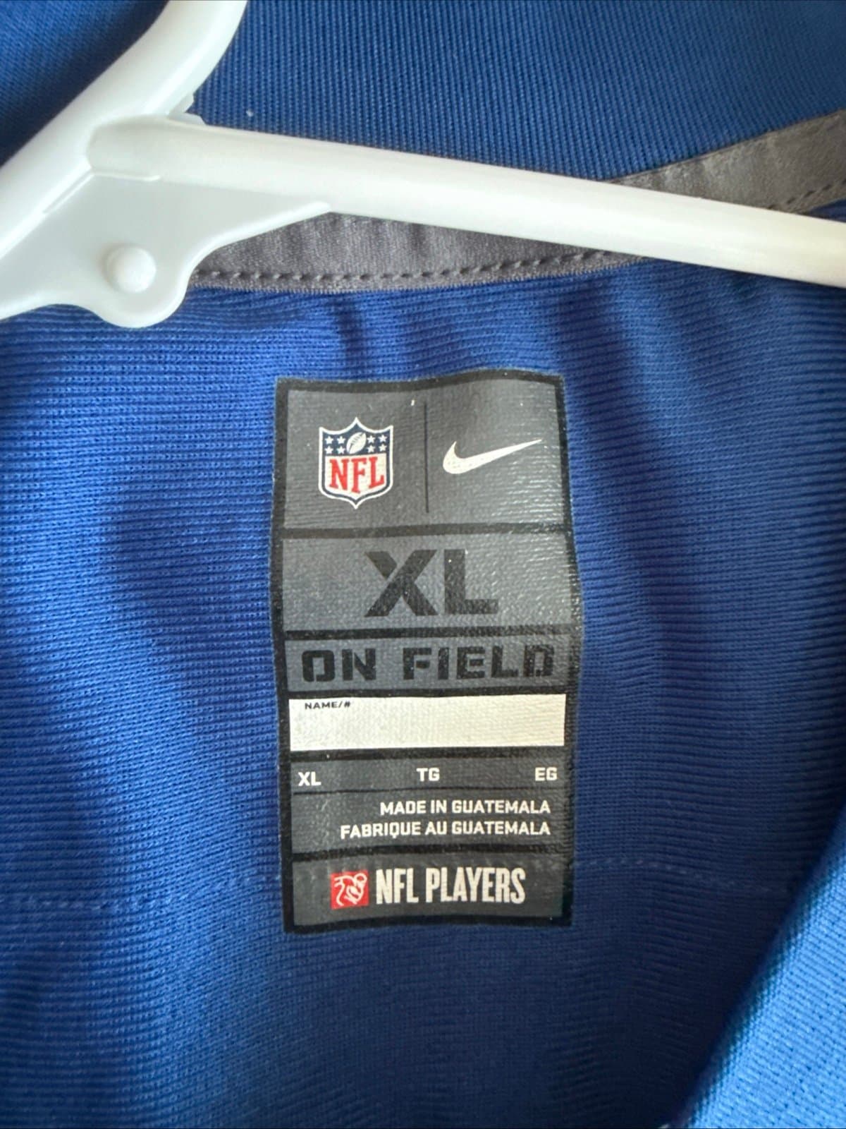 Men’s Nike Landon Collins #21 NY Giants 2017 Pro Bowl NFC Jersey Sz XL Blue RARE - Thumbnail 4