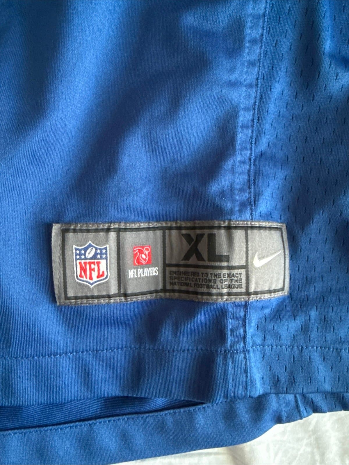 Men’s Nike Landon Collins #21 NY Giants 2017 Pro Bowl NFC Jersey Sz XL Blue RARE - Thumbnail 3