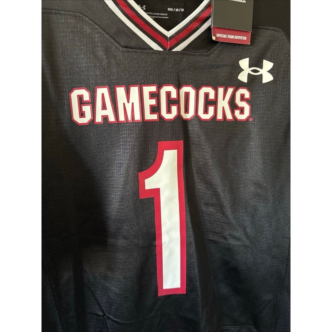 Men’s Under Armour Deebo Samuel #1 South Carolina Gamecocks NCAA Jersey Sz M NWT - Thumbnail 2