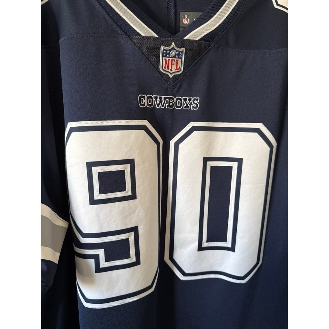 Men’s Nike DeMarcus Lawrence #90 Dallas Cowboys Vapor Lmtd Jersey Sz 2XL - RARE - Thumbnail 2