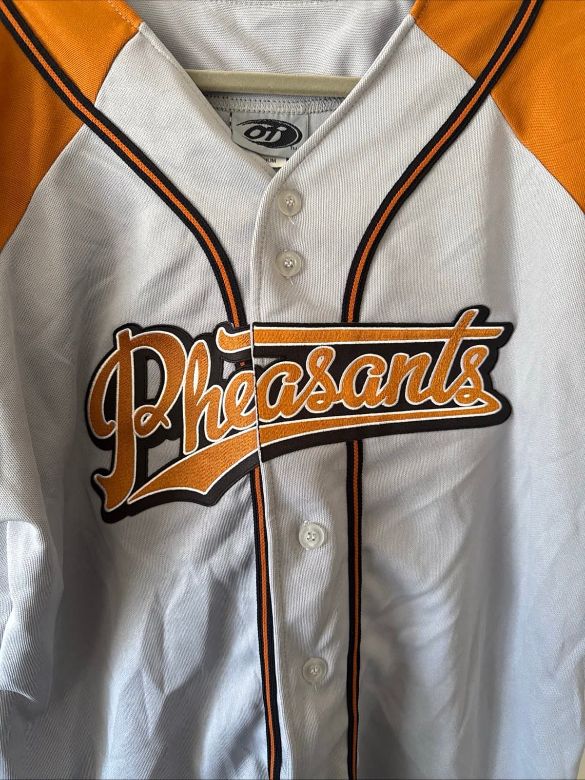 MEN’S OT SPORTS SIOUX FALLS FIGHTING PHEASANTS BASEBALL JERSEY MiLB SZ M - RARE - Thumbnail 2
