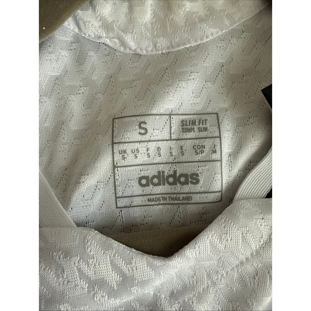 Men’s adidas Real Madrid Kylian Mbappe #9 2024/25 Authentic Sz S - White - Thumbnail 4