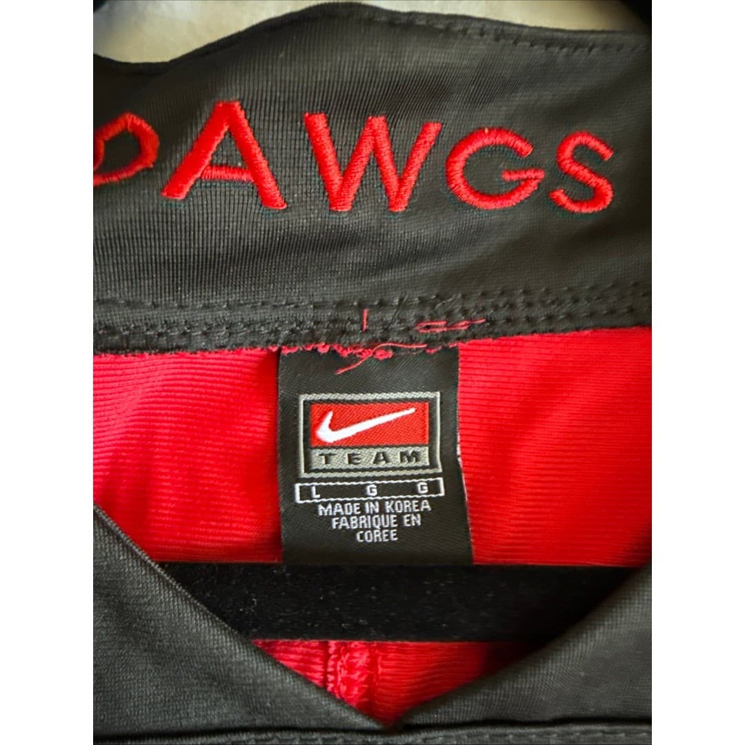 Men’s Nike Chaz Chambliss #32 Georgia Bulldogs Stitched Jersey Sz L - Red RARE - Thumbnail 4