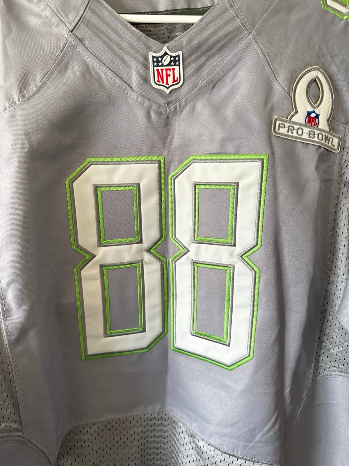 Men’s Nike Dez Bryant #88 Dallas Cowboys 2014 Pro Bowl NFL Jersey Sz 48 - RARE - Thumbnail 2