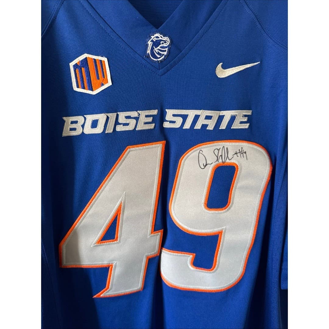 Nike Men's Quinn Skillin #49 Boise State Broncos Autographed Jersey Sz L - RARE - Thumbnail 2