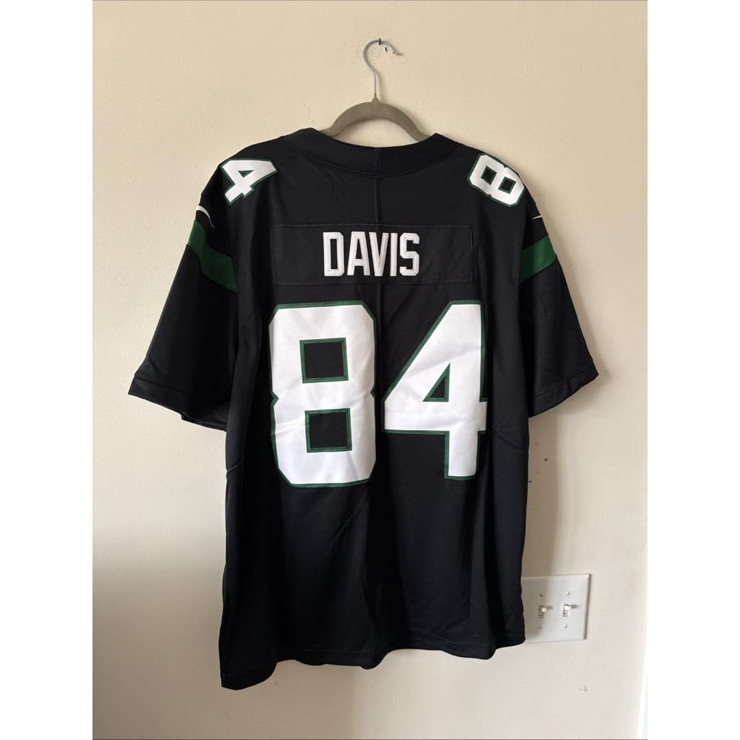 Men’s Nike Corey Davis #84 New York Jets Vapor Lmtd NFL Jersey Sz XL - Black - Thumbnail 6