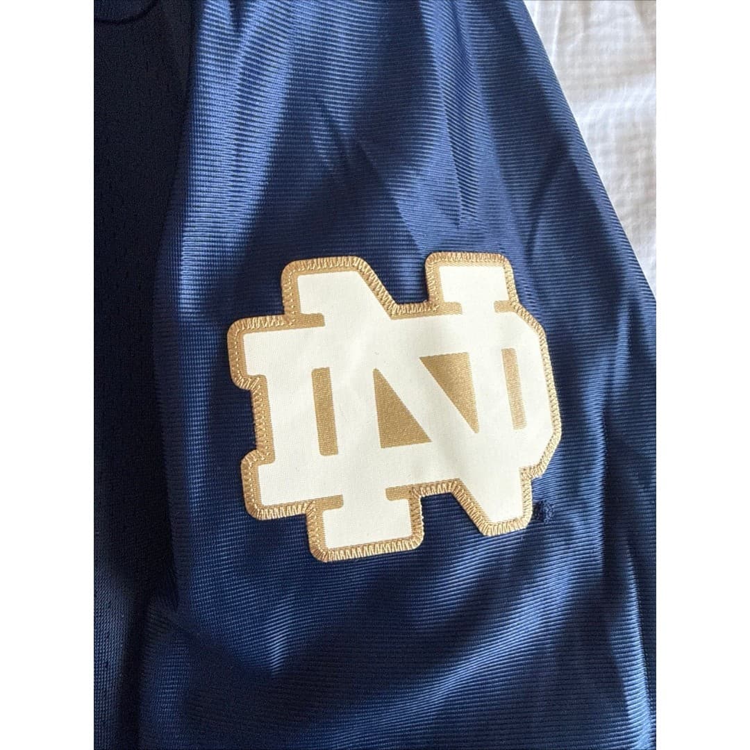 Men’s Adidas Joe Montana #3 Notre Dame Fighting Irish Jersey Sz XL - Blue - Thumbnail 6