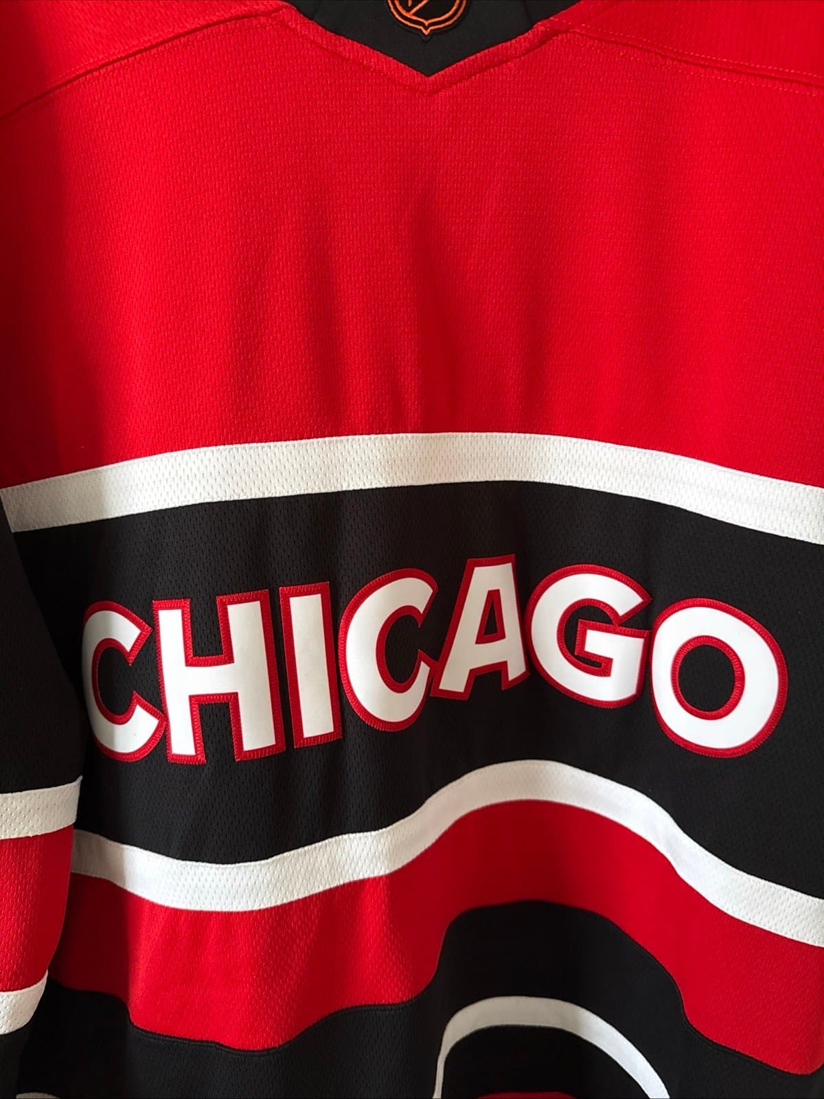 Men’s Fanatics Chicago Blackhawks Reverse Retro 2.0 Jersey Sz XL - Red RARE - Thumbnail 2
