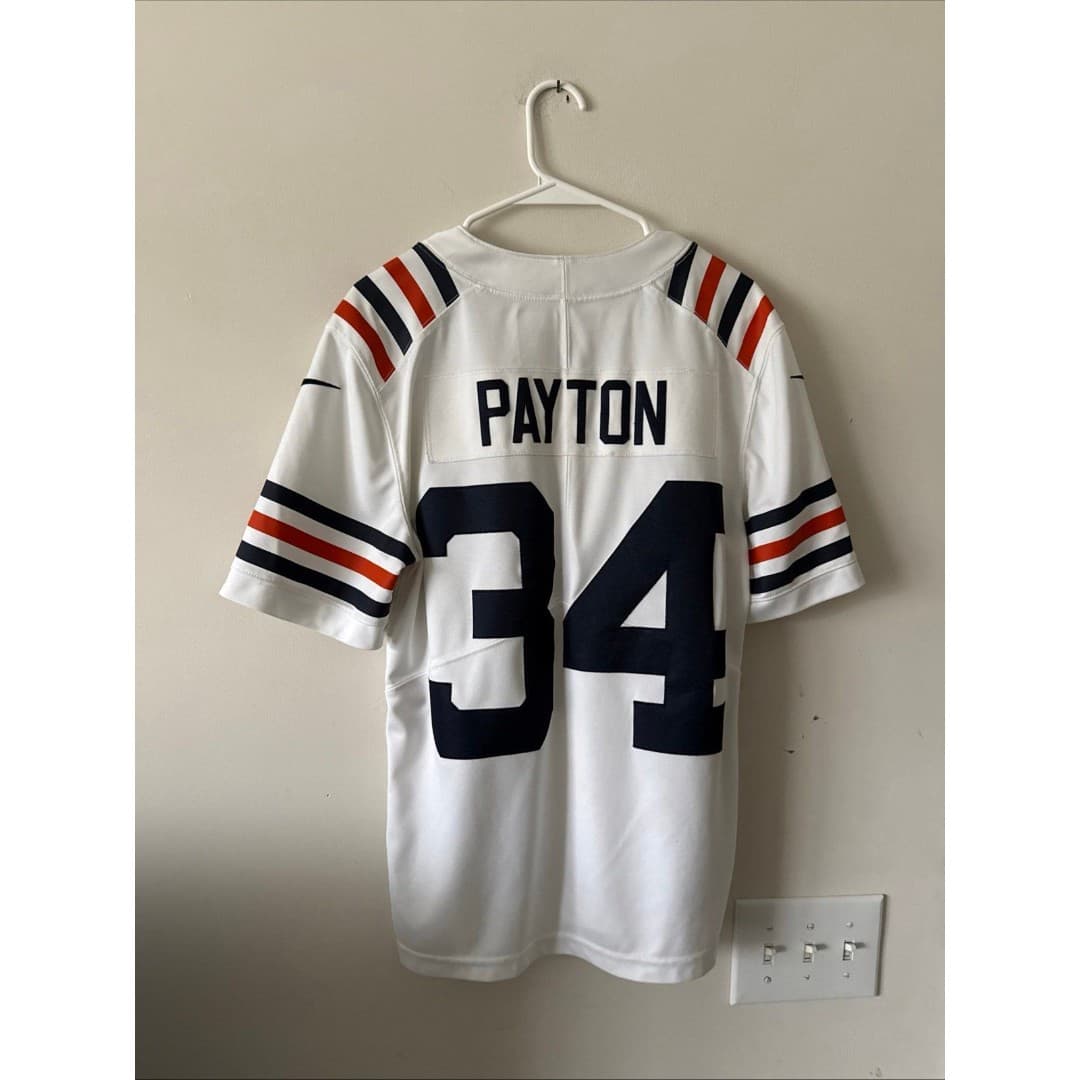 Men’s Nike Walter Payton #34 Chicago Bears Vapor Lmtd 2nd Alt Jersey Sz S - RARE - Thumbnail 7