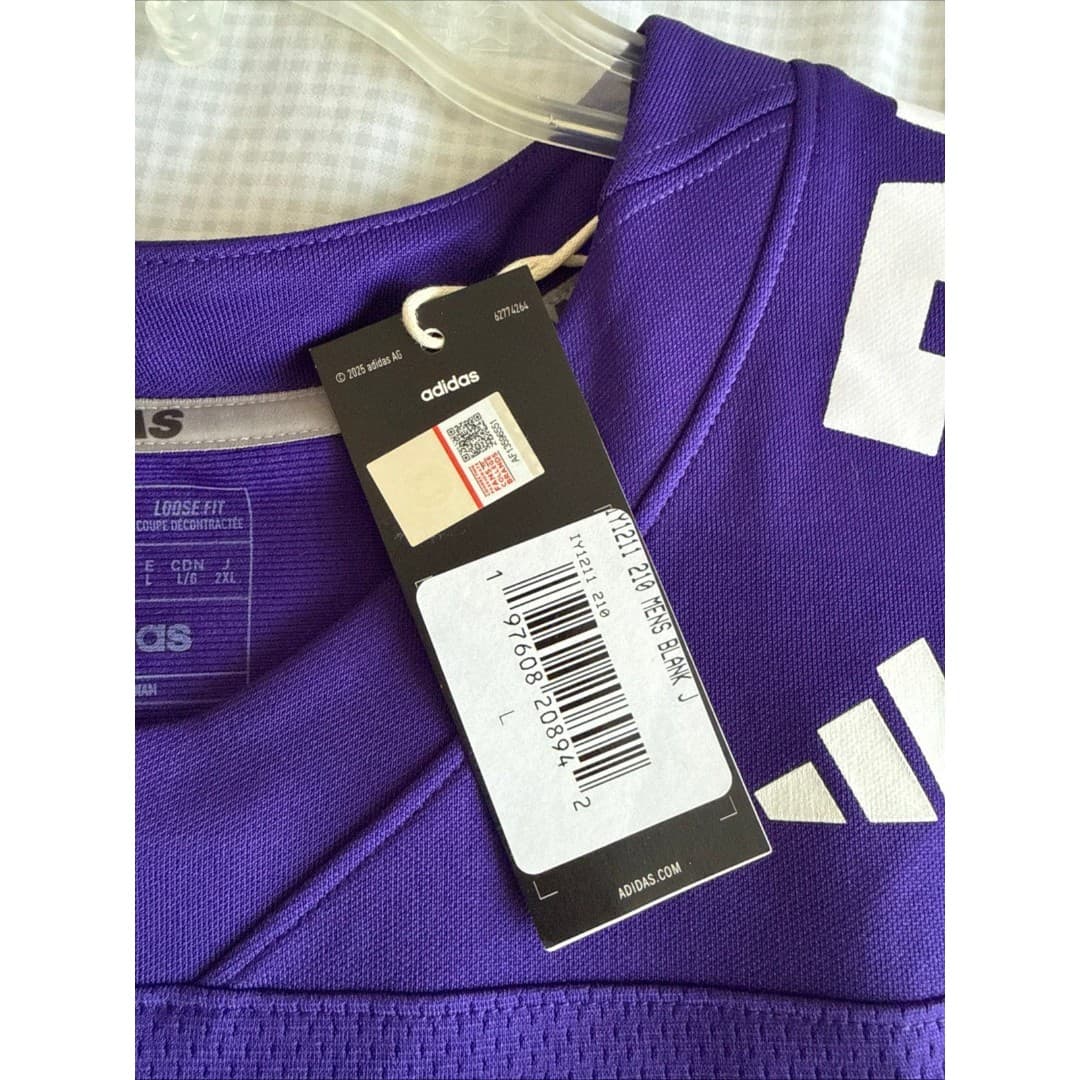 Men’s Adidas Primegreen Sam Finnegan #37 Washington Huskies Jersey Sz L - NWT - Thumbnail 5