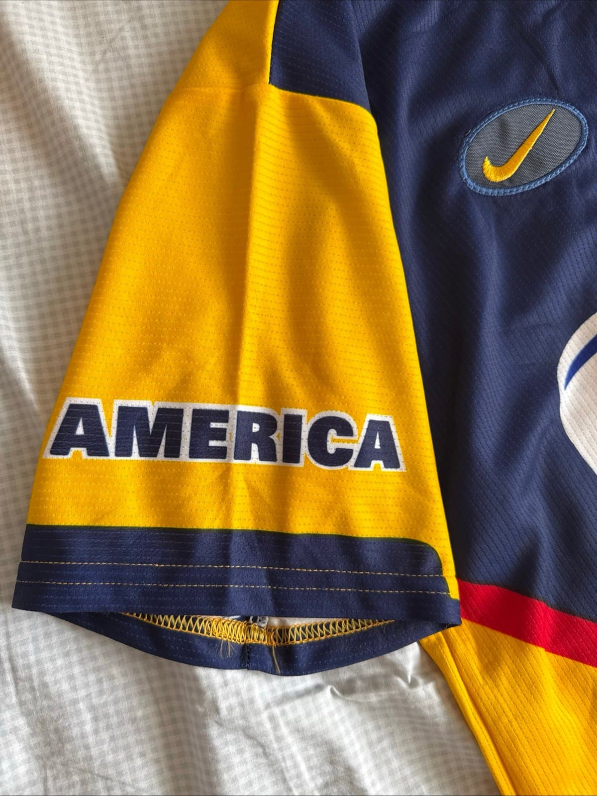 Men’s Nike Fit Dry Club América Jersey Multi Bimbo Coca-Cola Corona Sz S - Thumbnail 3