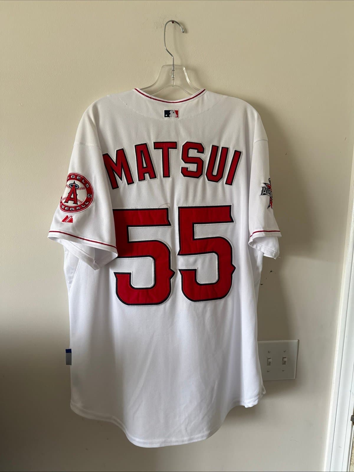 Men’s Majestic LA Angels Hideki Matsui #55 2010 MLB All Star Jersey Size 56 - Thumbnail 6