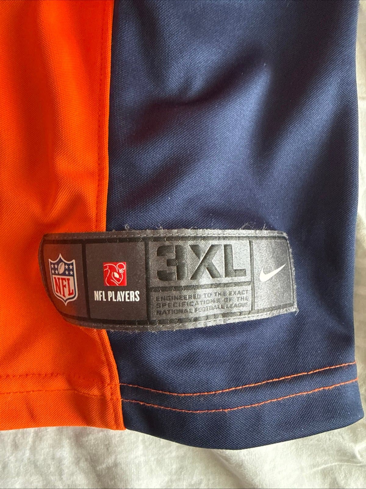 Men’s Nike Justin Simmons #31 Denver Broncos Vapor Limited Jersey Sz 3XL - RARE - Thumbnail 3