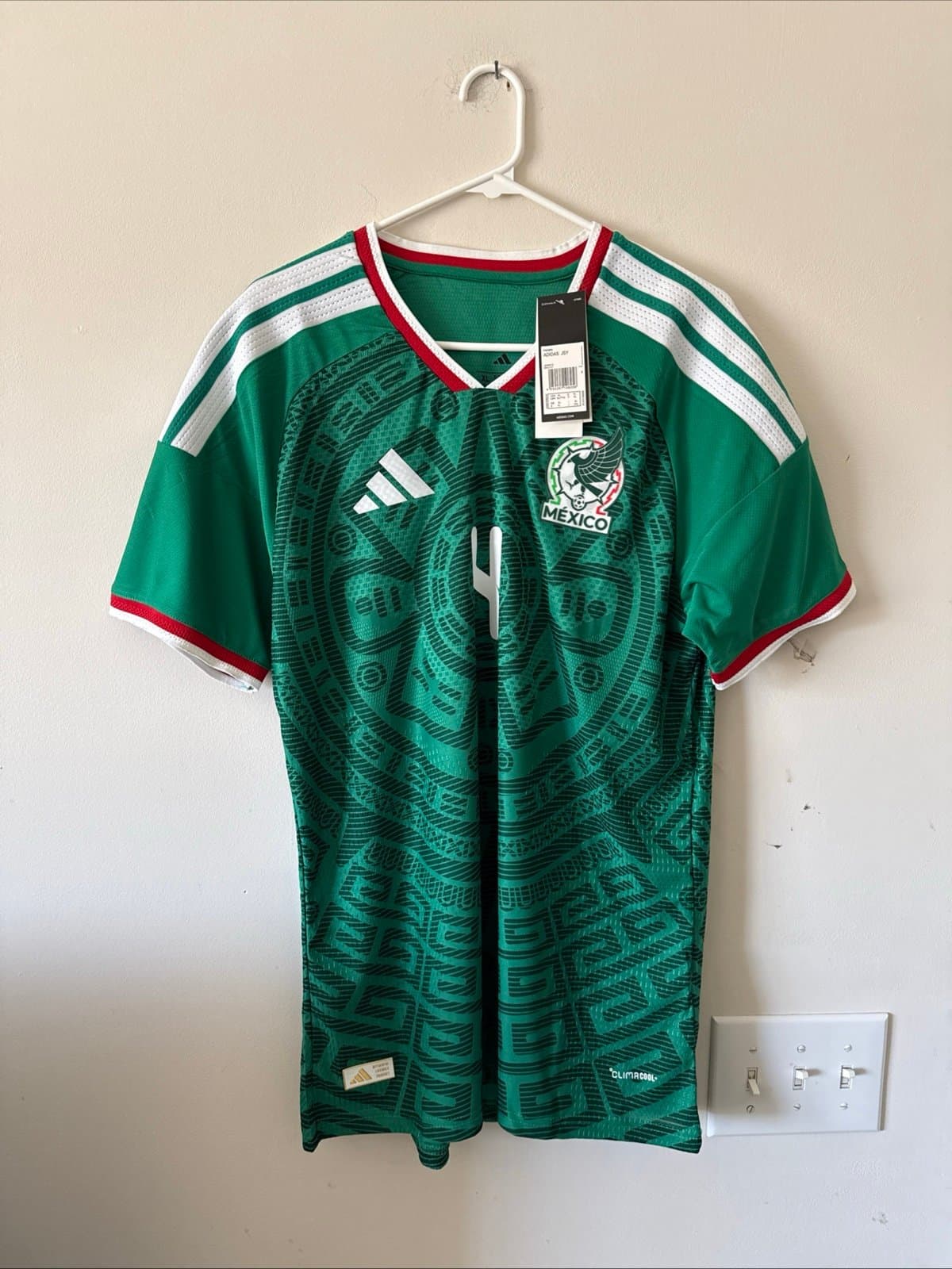 Men’s adidas Edson Alvarez #4 Mexico 2026 Authentic Home Jersey Sz XL - NWT RARE - Image 1