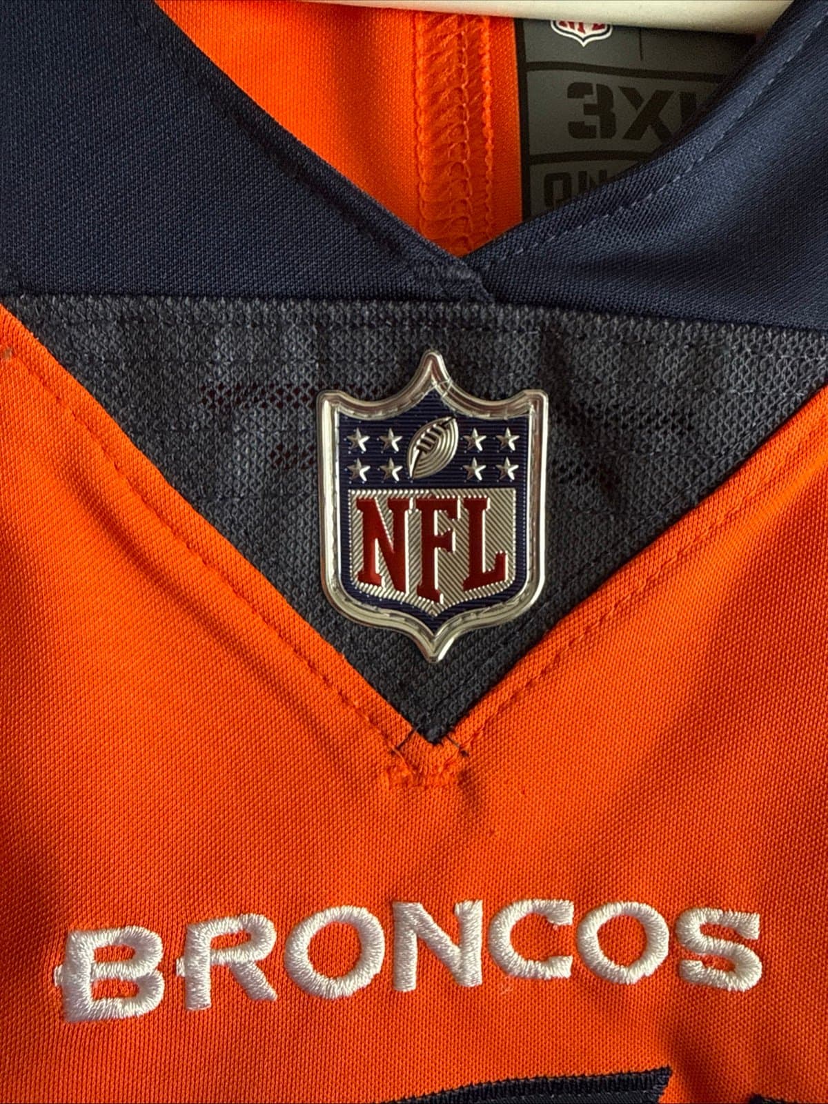Men’s Nike Justin Simmons #31 Denver Broncos Vapor Limited Jersey Sz 3XL - RARE - Thumbnail 5