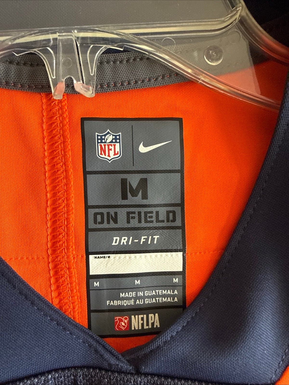 Men’s Nike Bradley Chubb #55 Denver Broncos Vapor Lmtd Jersey Sz M - Orange RARE - Thumbnail 4