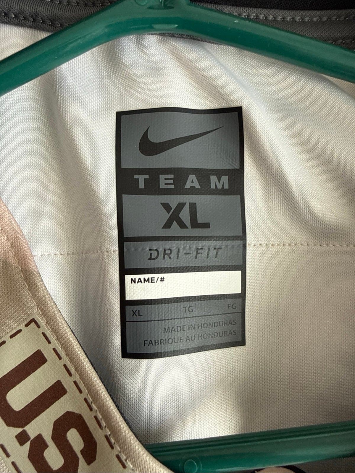 Men’s Nike Army Black Knights #11 Rivalry Special Game Jersey 2021 Oatmeal Sz XL - Thumbnail 4