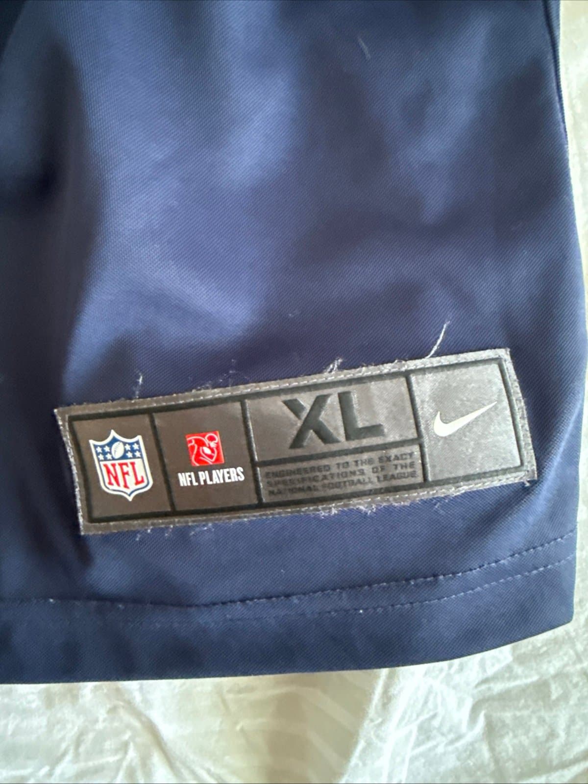 Men’s Nike Dallas Cowboys Ezekiel Elliott #21 Vapor Limited Jersey Sz XL - Blue - Thumbnail 3