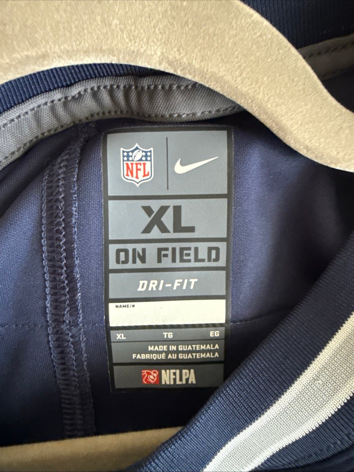 Men’s Nike Dallas Cowboys Ezekiel Elliott #21 Vapor Limited Jersey Sz XL - Blue - Thumbnail 4