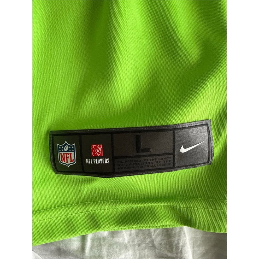 Men’s Nike DK Metcalf #14 Seattle Seahawks Vapor Limited NFL Jersey Sz L - Green - Thumbnail 3