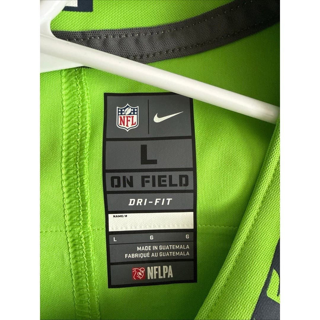 Men’s Nike DK Metcalf #14 Seattle Seahawks Vapor Limited NFL Jersey Sz L - Green - Thumbnail 4