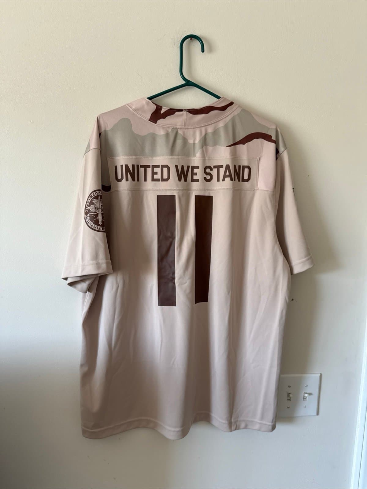 Men’s Nike Army Black Knights #11 Rivalry Special Game Jersey 2021 Oatmeal Sz XL - Thumbnail 5