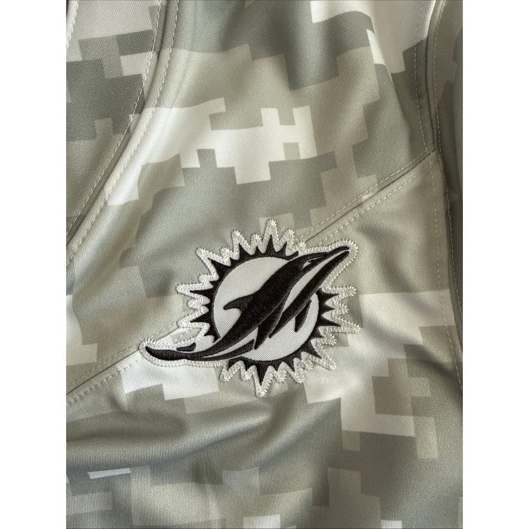 Men’s Nike Tua Tagovailoa #1 Miami Dolphins Salute to Service Vapor Jersey Sz L - Thumbnail 6