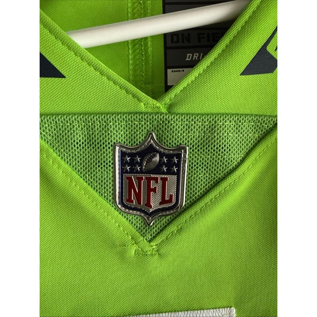 Men’s Nike DK Metcalf #14 Seattle Seahawks Vapor Limited NFL Jersey Sz L - Green - Thumbnail 5