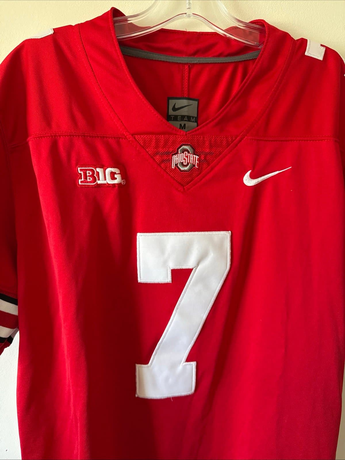 Men’s Nike Ohio State Buckeyes C.J. Stroud #7 Home Team Jersey Sz M - Red - Thumbnail 2