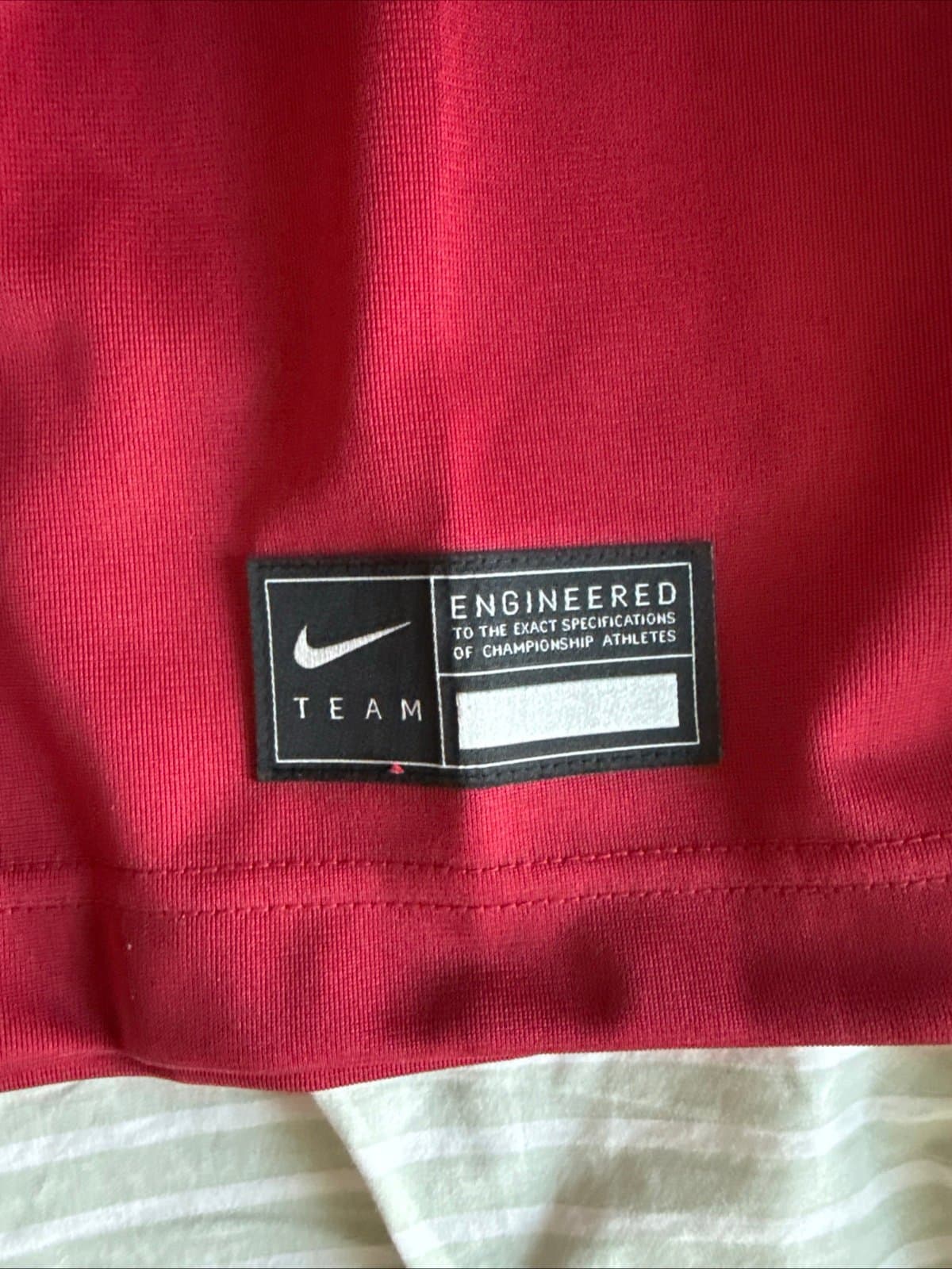 Men’s Nike Temple Owls #1 Football NCAA Jersey Sz 2XL - Cherry Red NWT - Thumbnail 3