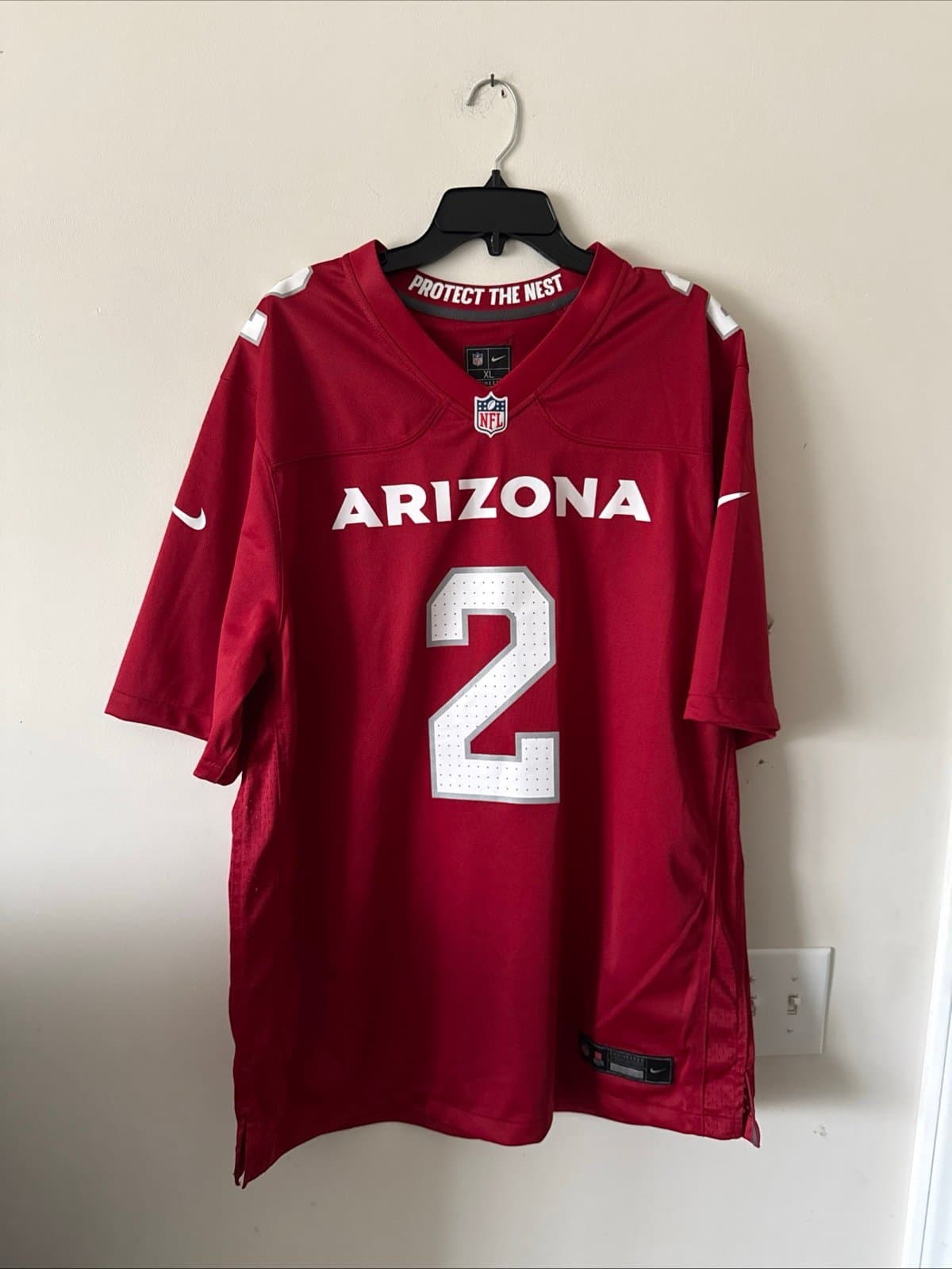 Men’s Nike Marquise Brown #2 Arizona Cardinals NFL Jersey Sz XL - Red - Image 1