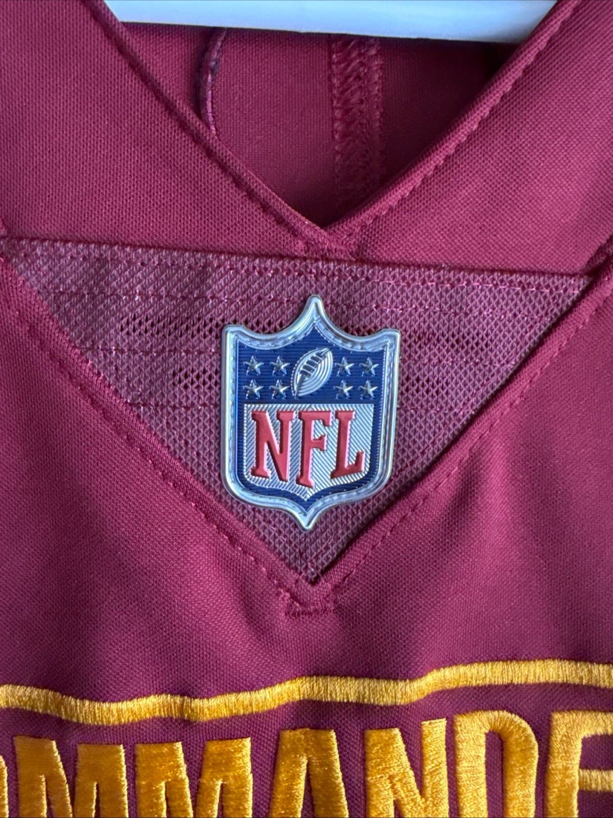 Men’s Nike Jahan Dotson #1 Washington Commanders Vapor Lmtd Jersey Sz L - Red - Thumbnail 5