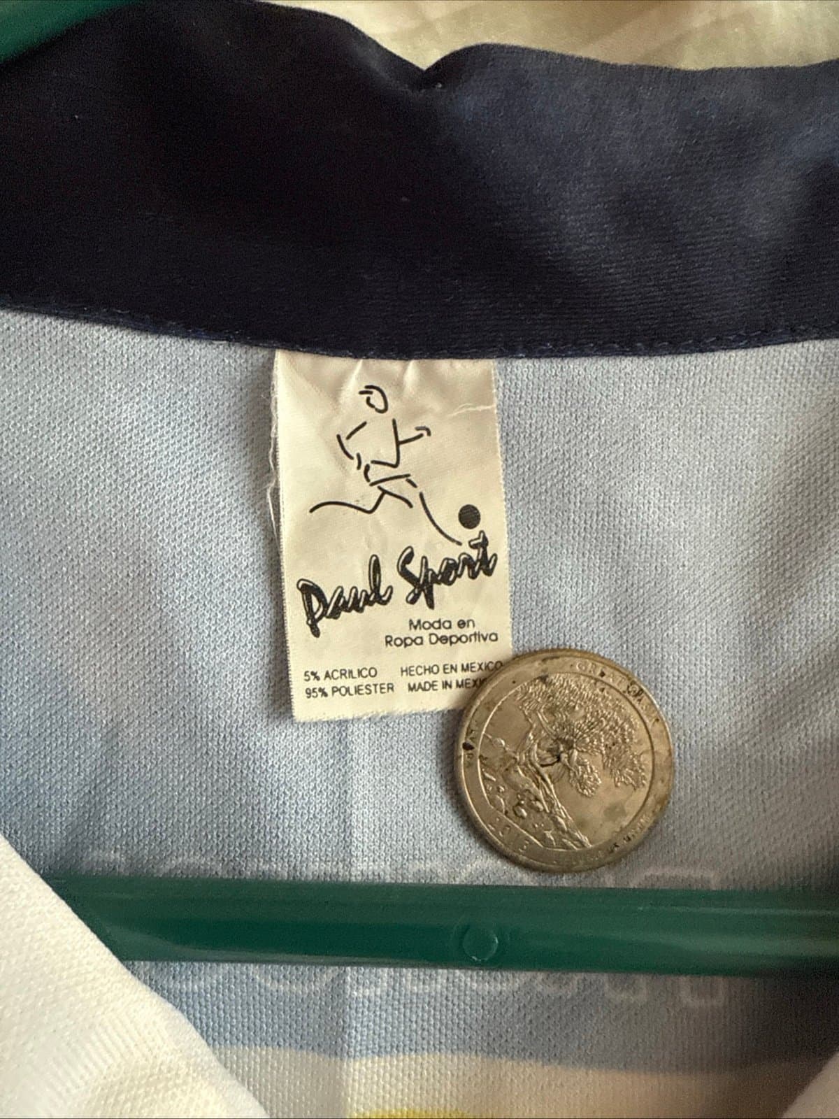 Men’s Pachuca CF Vintage Jersey #23 Large Grande Football Soccer Shirt Pepsi - Thumbnail 3