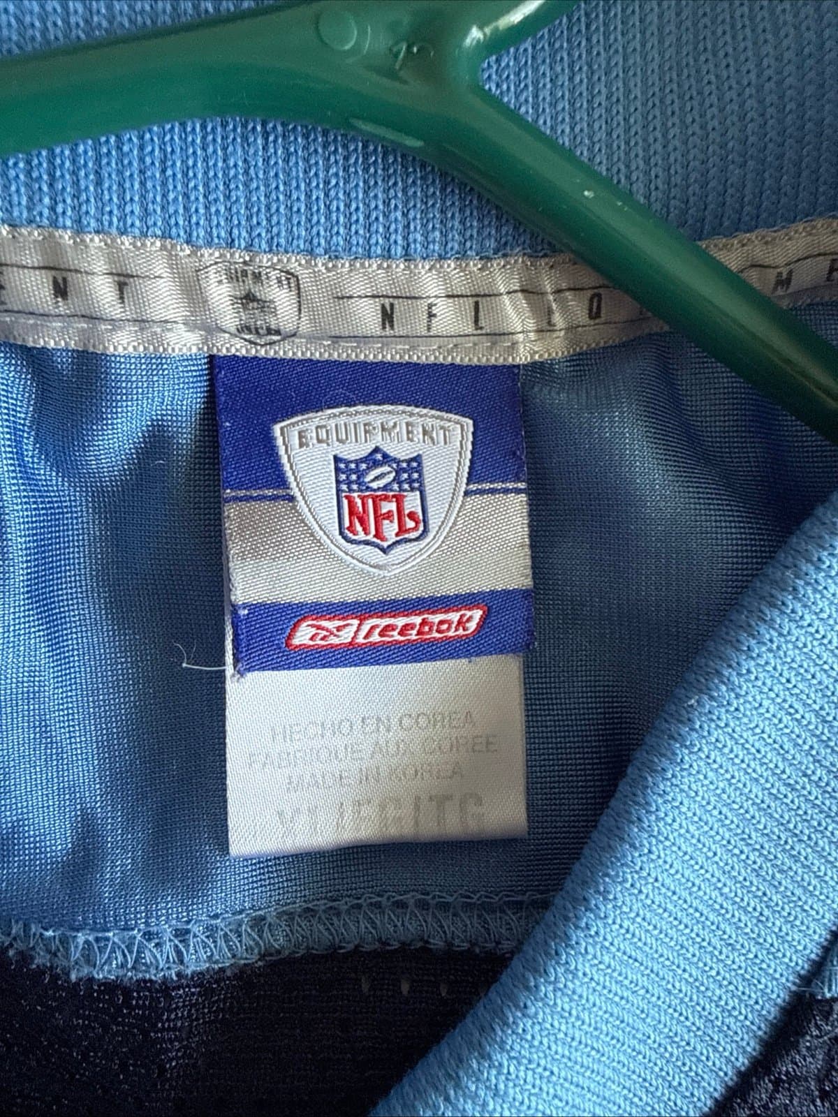 Men’s Reebok Steve McNair #9 Tennessee Titans NFL Equipment Jersey Sz XL - Blue - Thumbnail 4