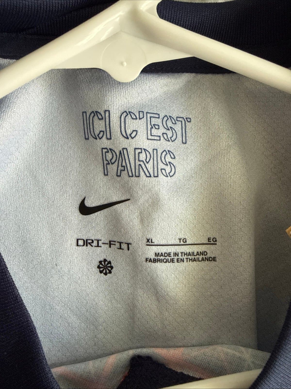 Men’s Nike Paris Saint-Germain 2025/26 Home Jersey Sz XL - NWT Blue - Thumbnail 4