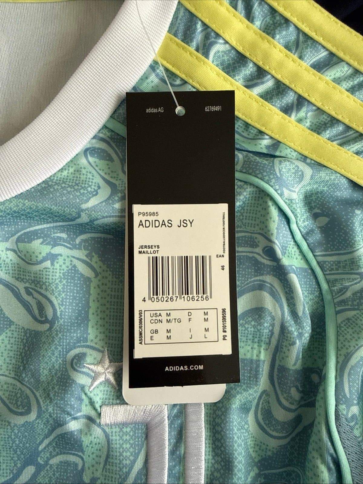 Men’s adidas Juventus FC 2025/26 Soccer Football Jersey Shirt Kit Sz M - NWT - Thumbnail 5