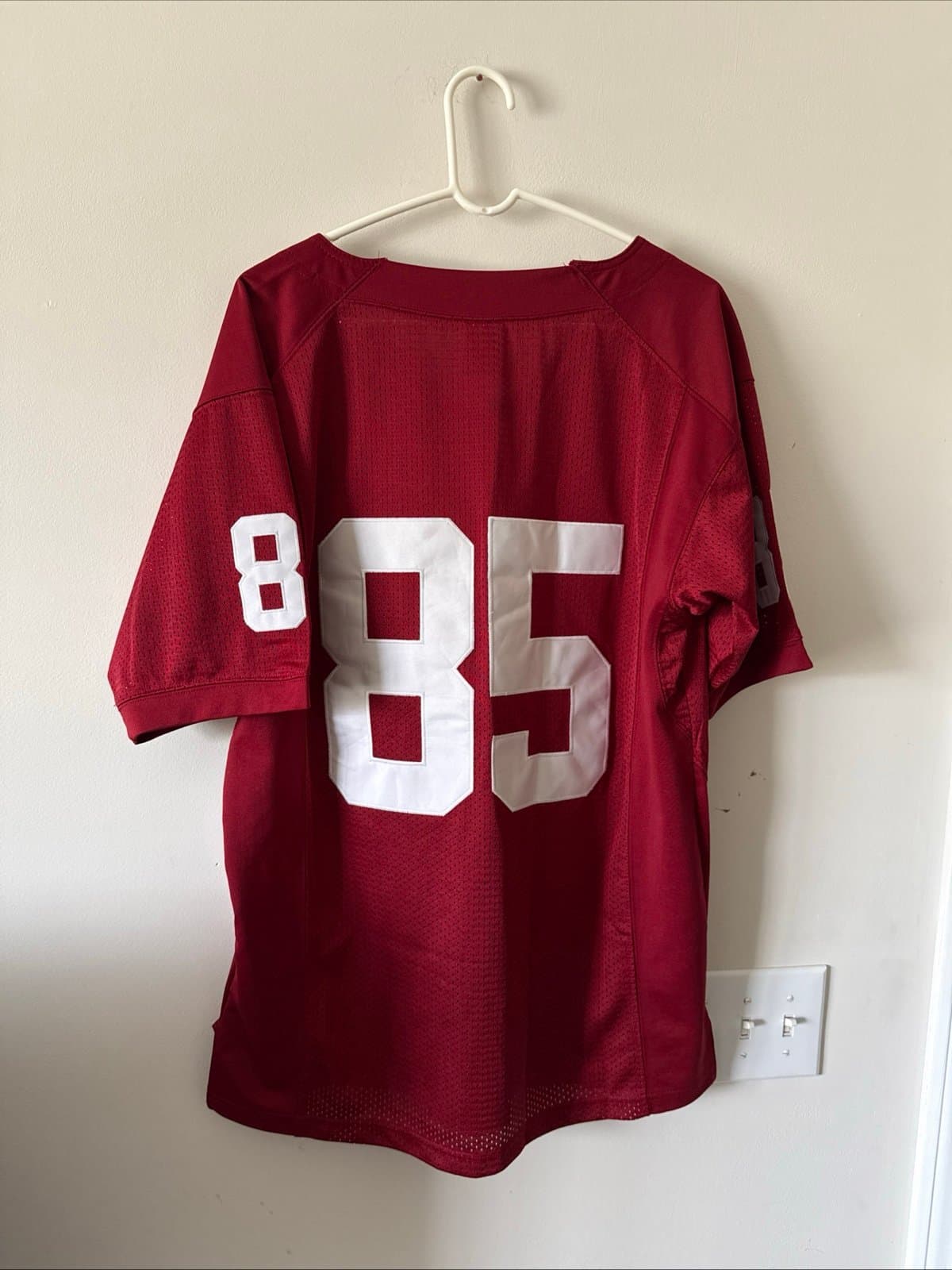 Men’s Vintage Nike Oklahoma Sooners #85 Jersey Authentic Sz 48 - Maroon NWOT - Thumbnail 6