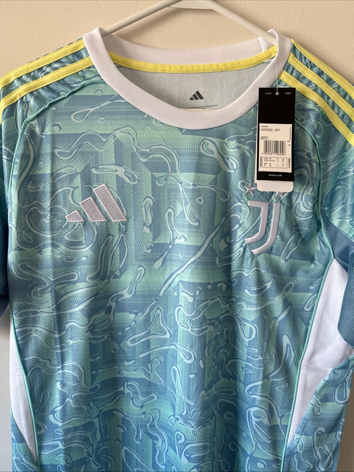 Men’s adidas Juventus FC 2025/26 Soccer Football Jersey Shirt Kit Sz M - NWT - Thumbnail 2