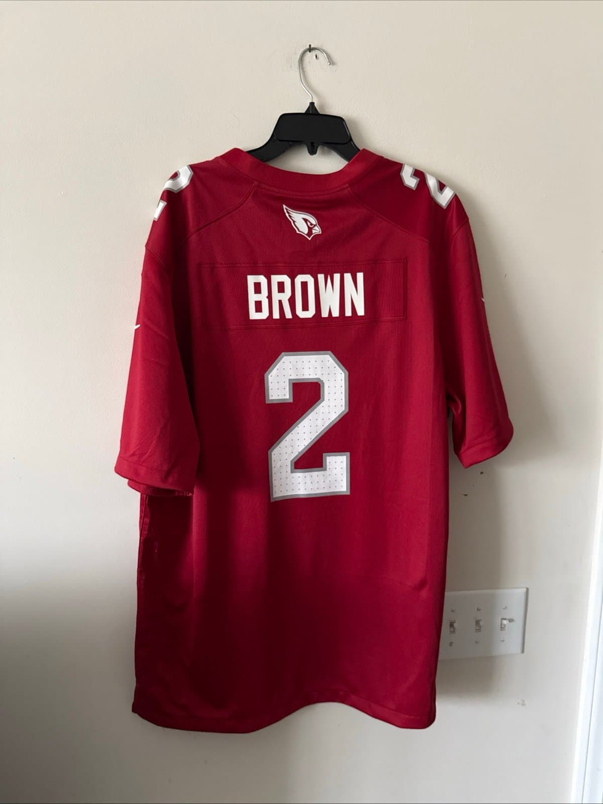 Men’s Nike Marquise Brown #2 Arizona Cardinals NFL Jersey Sz XL - Red - Thumbnail 6