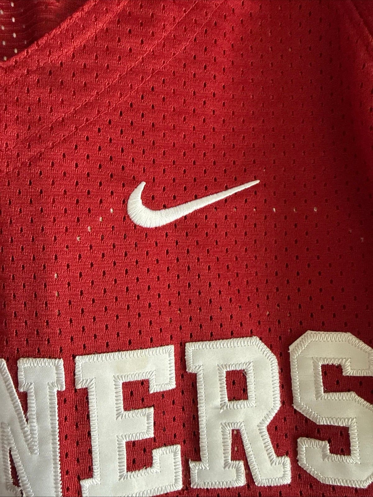 Men’s Vintage Nike Oklahoma Sooners #85 Jersey Authentic Sz 48 - Maroon NWOT - Thumbnail 5