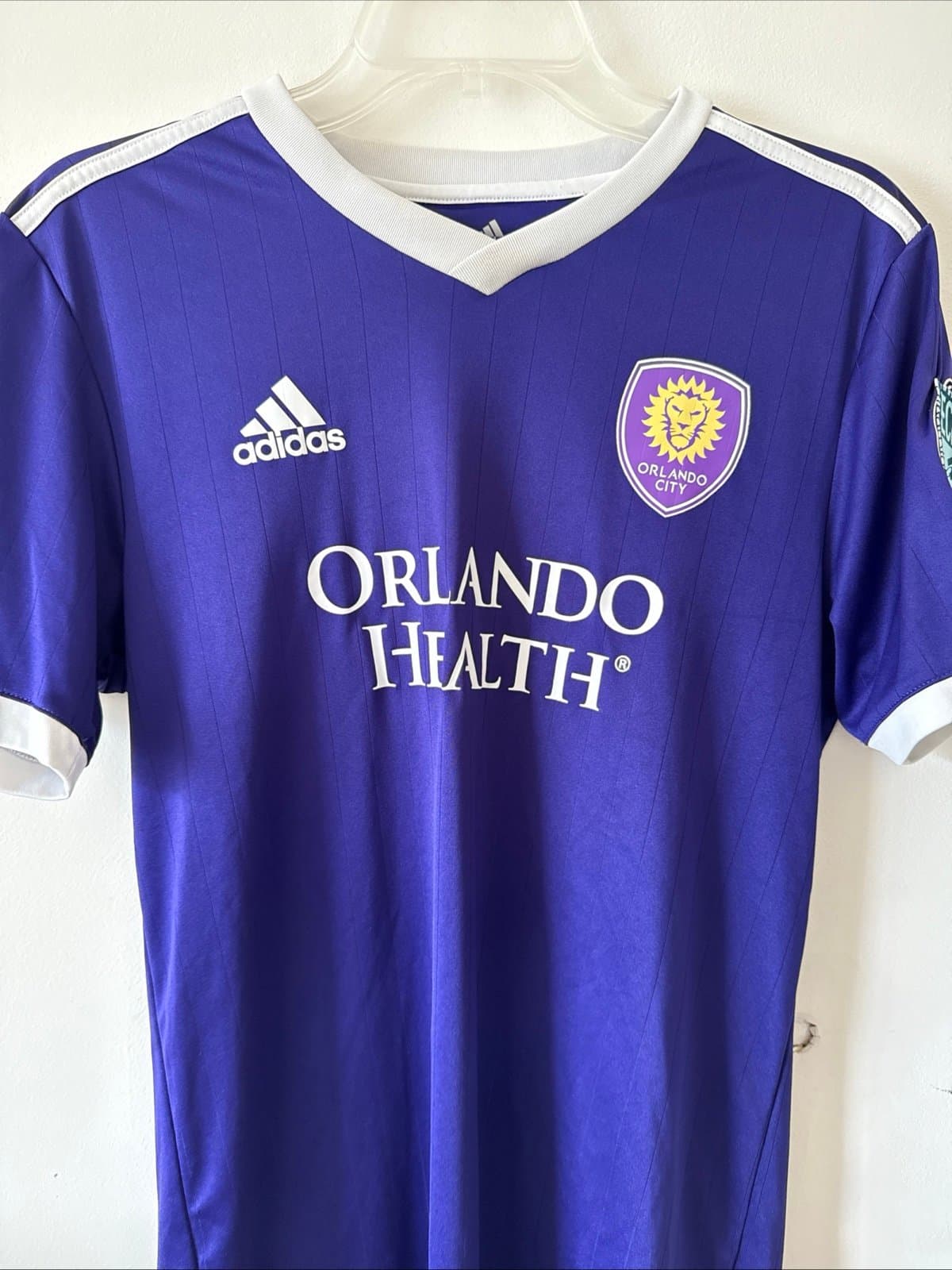ADIDAS MLS JERSEY ORLANDO CITY SC TEAM PURPLE #36 MEN'S SIZE SMALL - Thumbnail 2