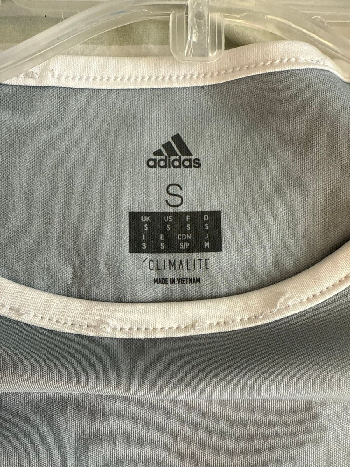 MLS Classic Orlando City Soccer Club Training Jersey Sz S Adidas Adizero Gray - Thumbnail 3