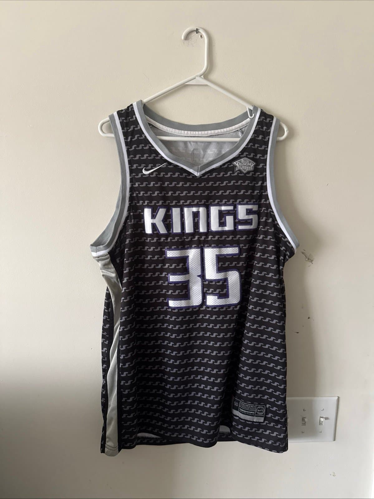 Men’s Nike Sacramento Kings Marvin Bagley III #35 Swingman Jersey Sz 50 - Image 1