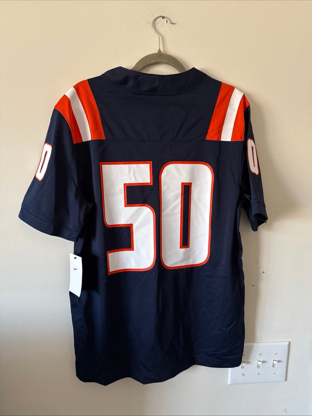 Men's Nike #50 Illinois Fighting Illini Untouchable NCAA Jersey Sz M - NWT - Thumbnail 6