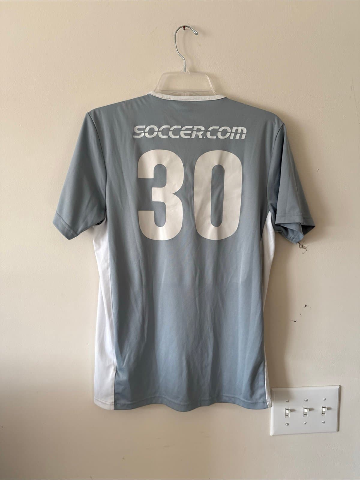 MLS Classic Orlando City Soccer Club Training Jersey Sz S Adidas Adizero Gray - Thumbnail 4