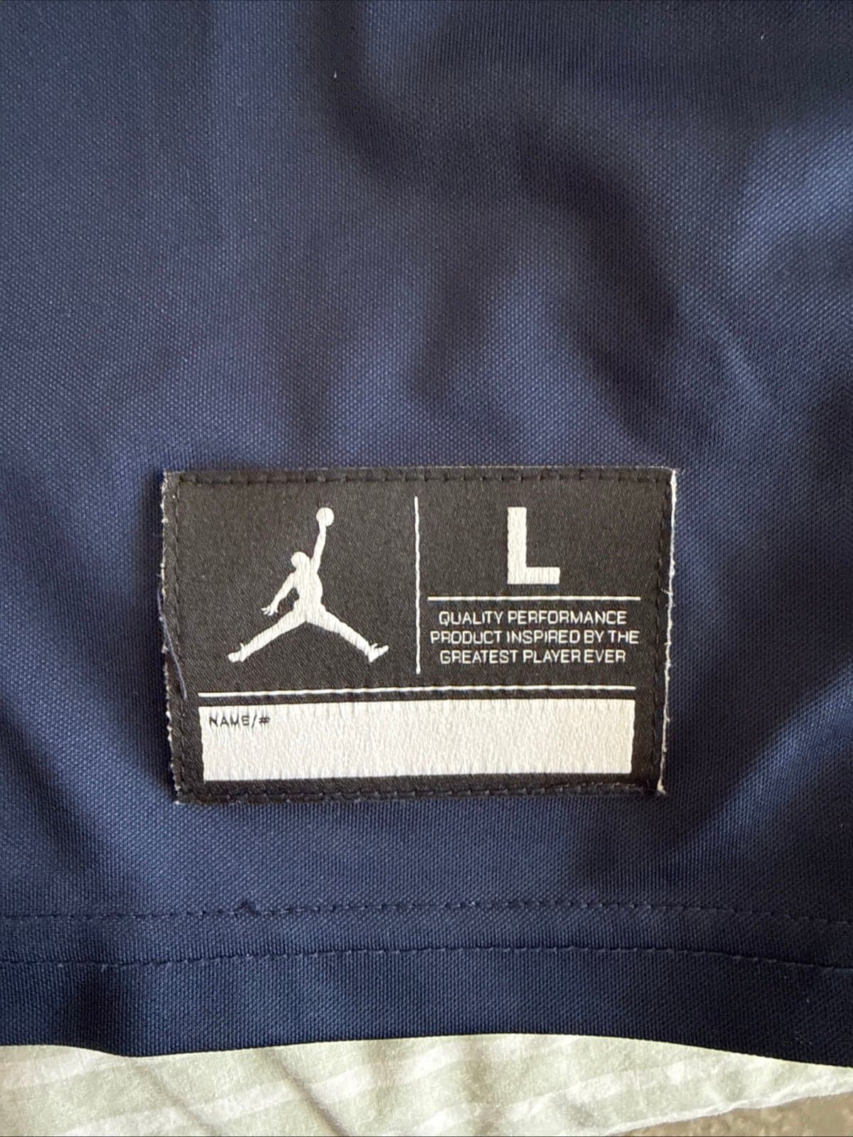 Boy’s Nike Jordan Michigan Wolverines #1 Dri-FIT Football Jersey Sz Youth L - Thumbnail 3