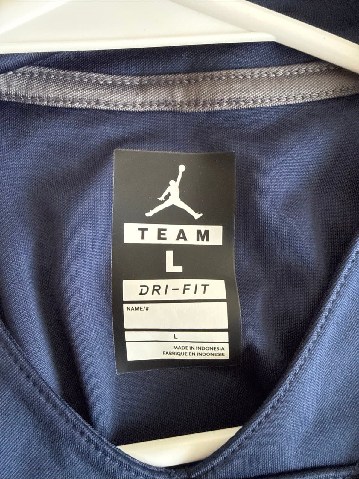 Boy’s Nike Jordan Michigan Wolverines #1 Dri-FIT Football Jersey Sz Youth L - Thumbnail 4