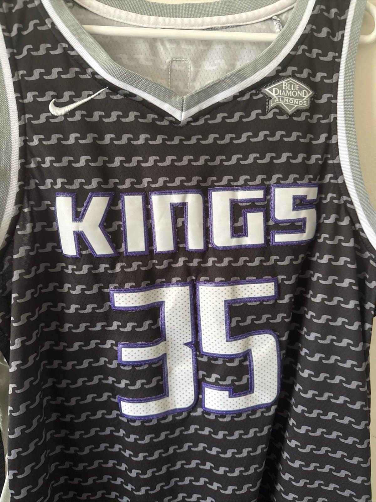 Men’s Nike Sacramento Kings Marvin Bagley III #35 Swingman Jersey Sz 50 - Thumbnail 2