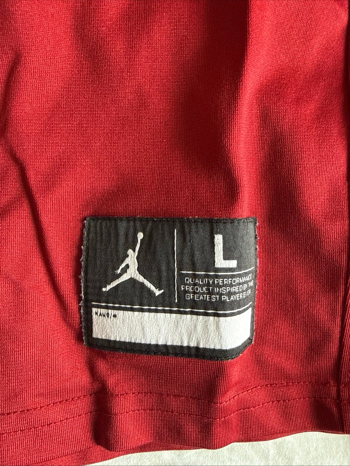 Boy’s Jordan Oklahoma Sooners #1 Football Jersey Sz Youth Large - Red - Thumbnail 3