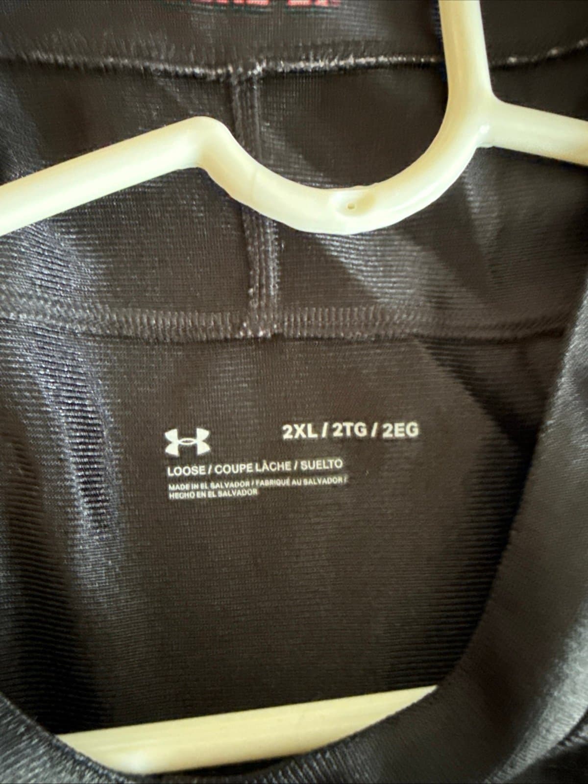 Men’s Under Armour Texas Tech Red Raiders #1 Away Football Jersey Sz 2XL - Black - Thumbnail 5